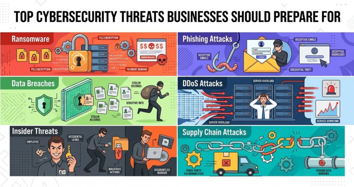 Top Cybersecurity Threats Businesses Should Prepare for in 2026